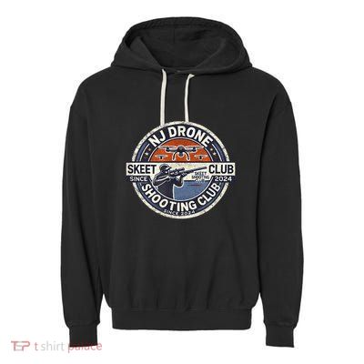 Nj New Jersey Drone Skeet Shooting Club Garment-Dyed Fleece Hoodie