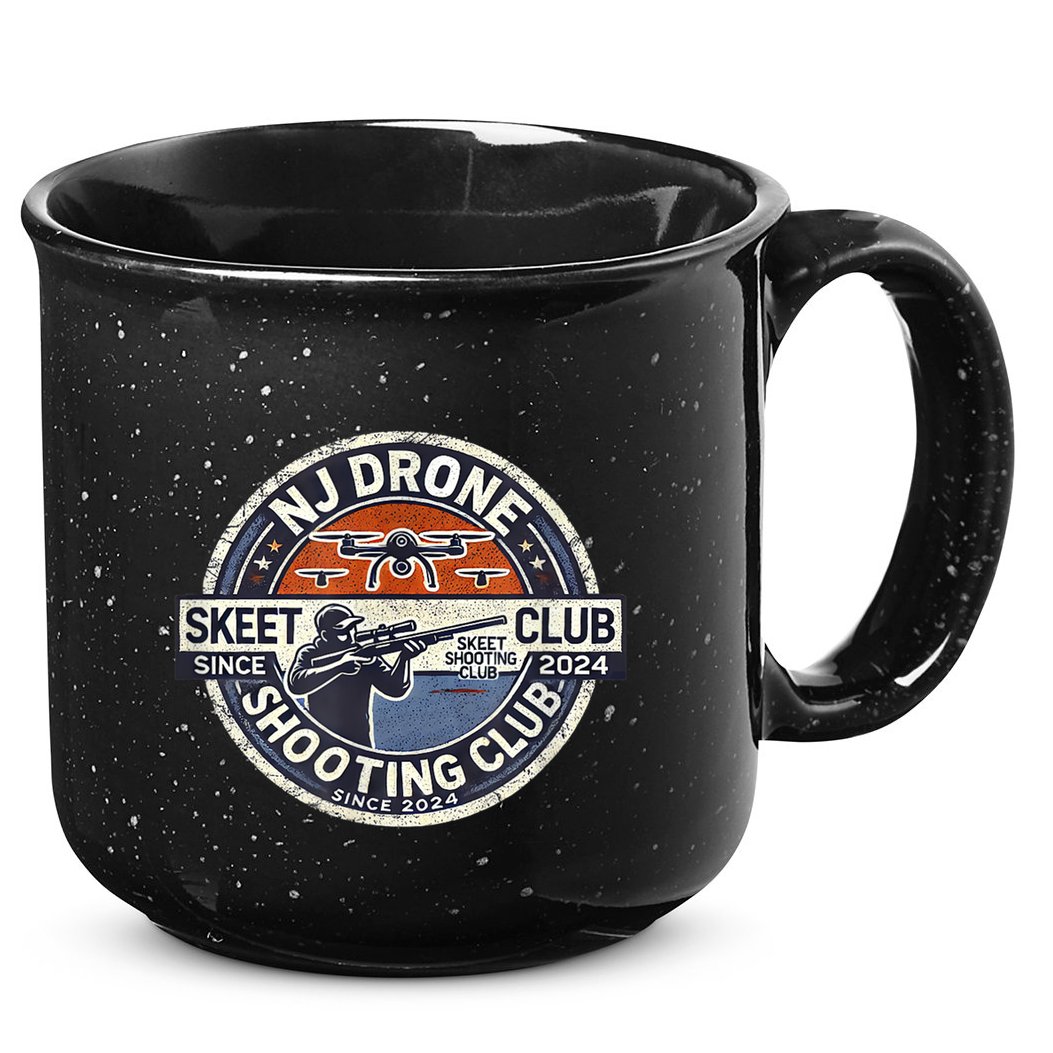 Nj New Jersey Drone Skeet Shooting Club 15oz Campfire Ceramic Mug