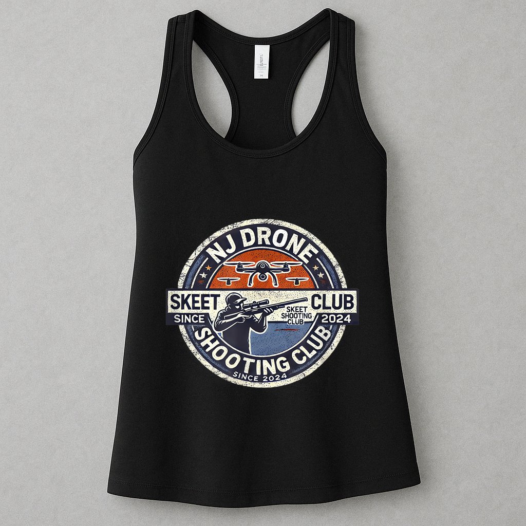 Nj New Jersey Drone Skeet Shooting Club Womens Tank Top