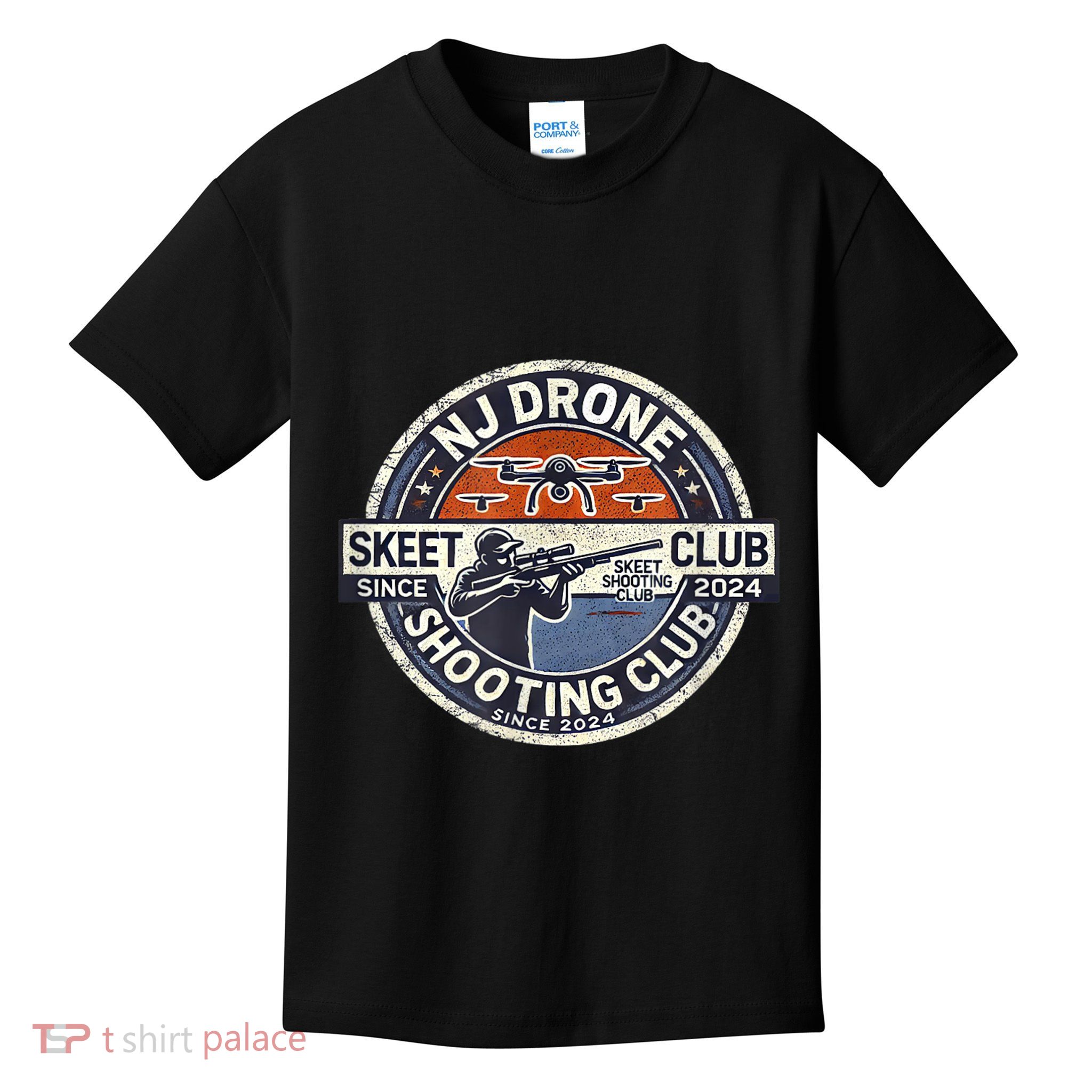 Nj New Jersey Drone Skeet Shooting Club Kids T-Shirt