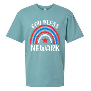 Newark New Jersey Gift I Love Newark Usa Gift Sueded Cloud Jersey T-Shirt