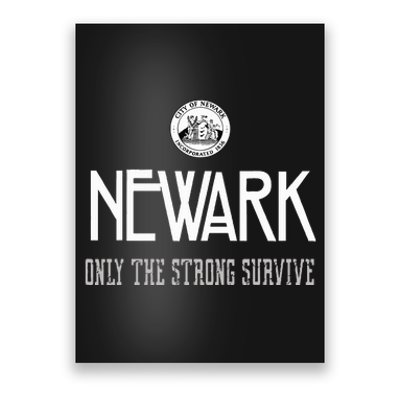 Newark New Jersey Only The Strong Survive Poster