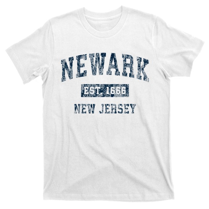 Newark New Jersey Nj Vintage Sports Design T-Shirt