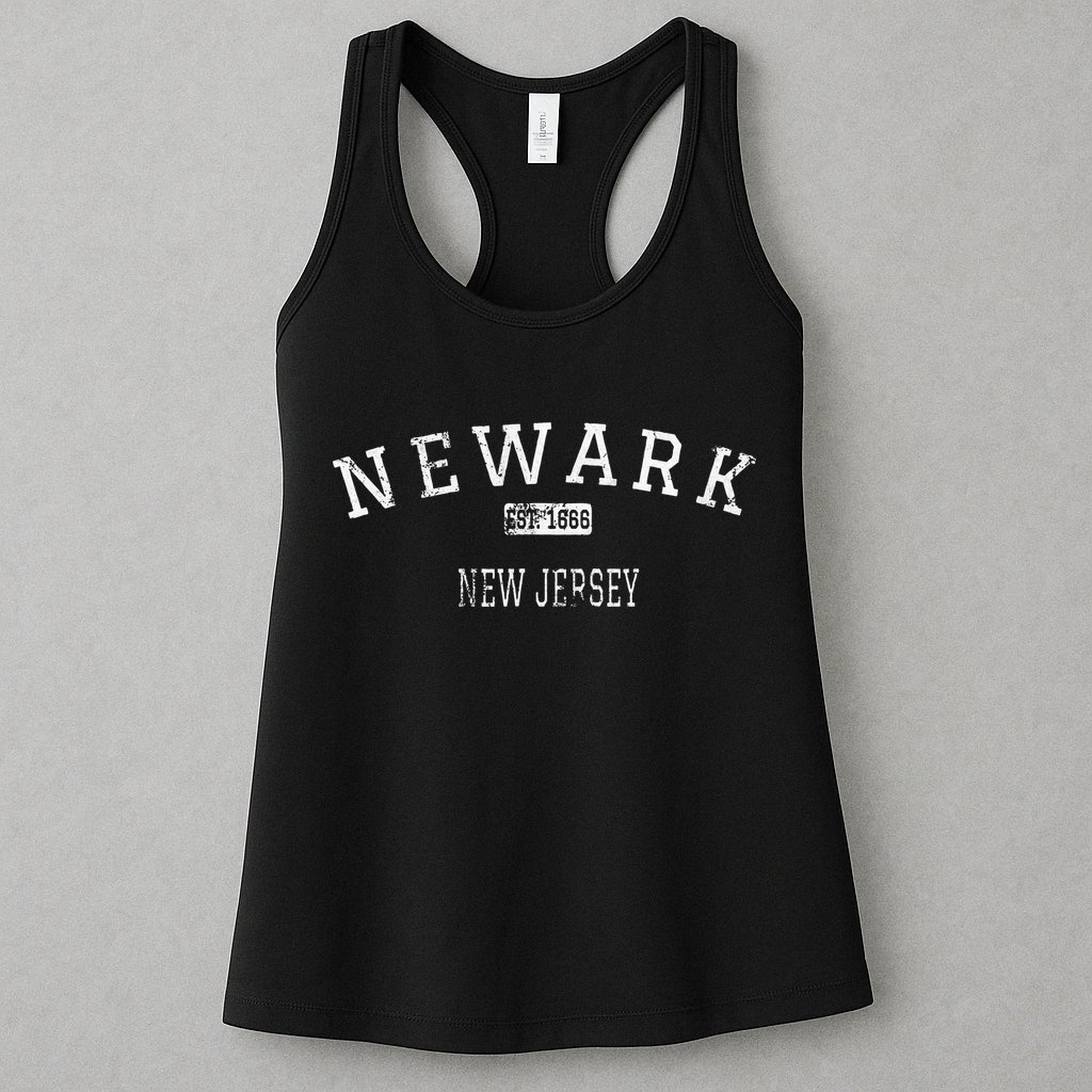 Newark New Jersey Nj Vintage Womens Tank Top