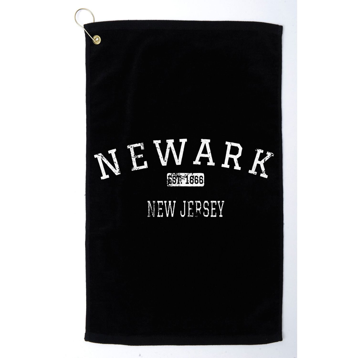 Newark New Jersey Nj Vintage Golf Towel