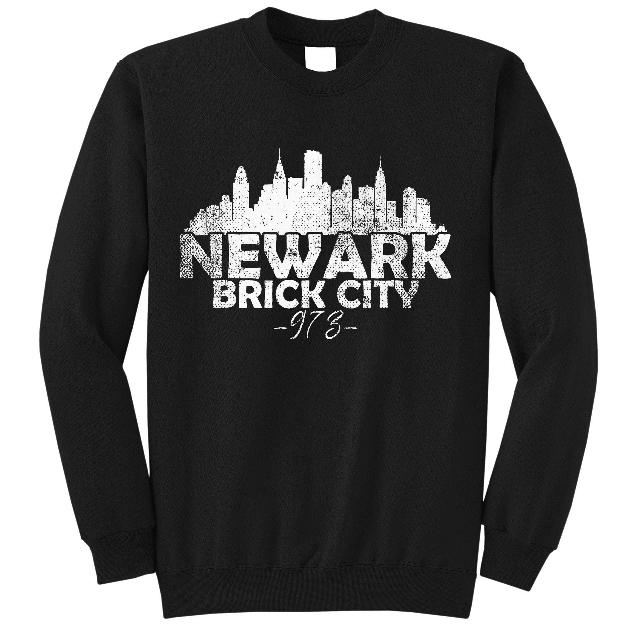 Newark New Jersey Nj Brick City Skyline Sweatshirt