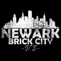 Newark New Jersey Nj Brick City Skyline Bucket Hat