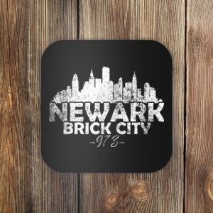 Newark New Jersey Nj Brick City Skyline Coaster