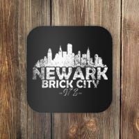 Newark New Jersey Nj Brick City Skyline Coaster