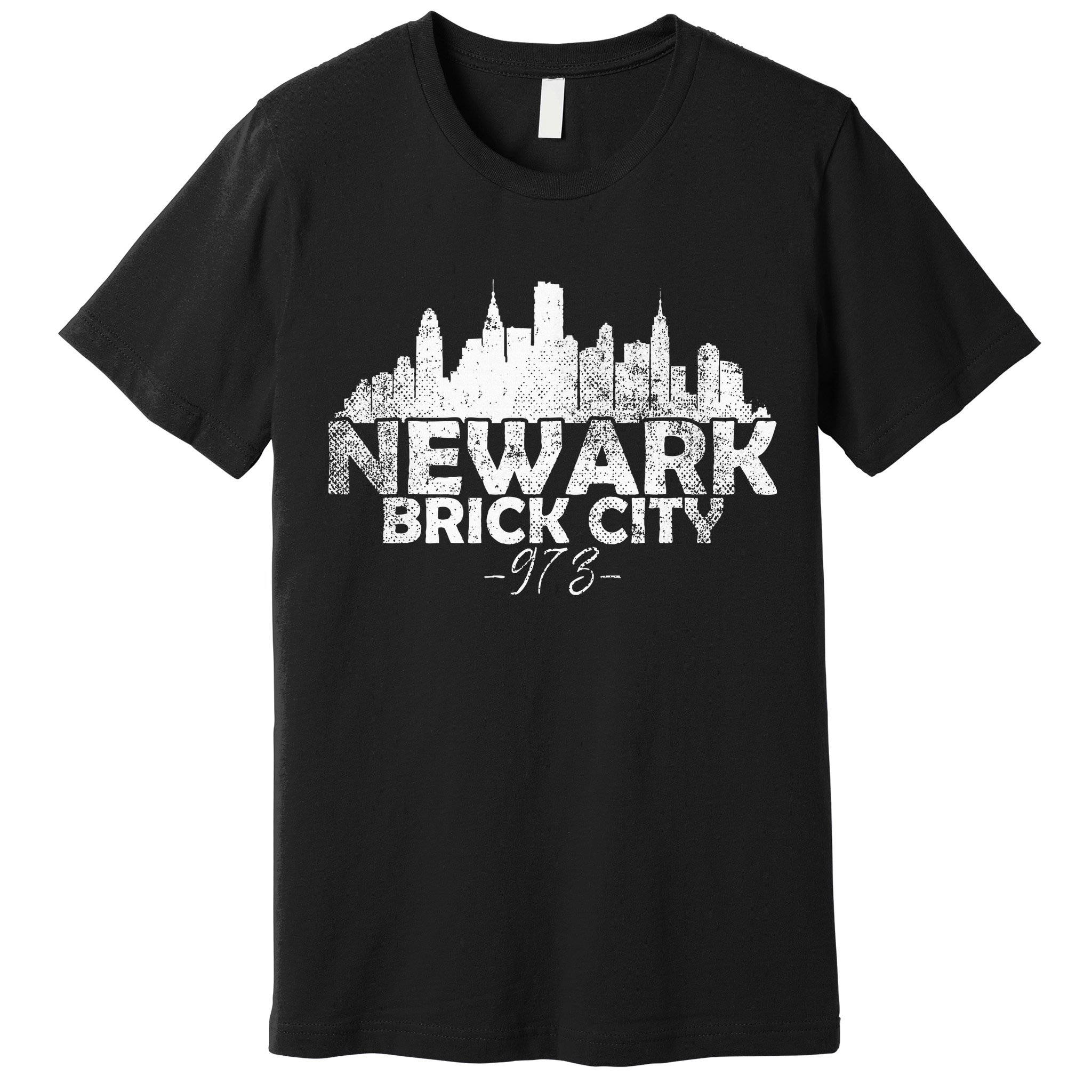 Newark New Jersey Nj Brick City Skyline Premium T-Shirt