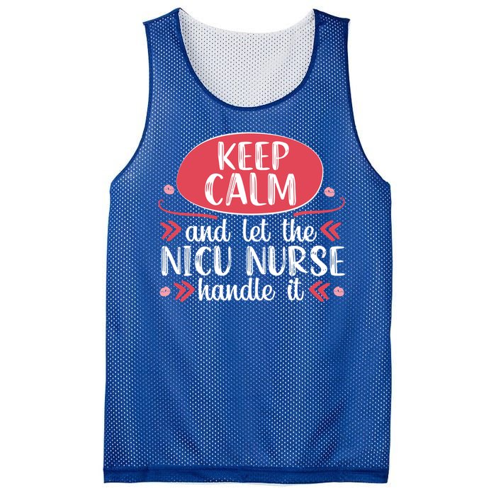 Nicu Nurse Keep Calm Neonatal Nursing Medical Gift Cool Gift Mesh Reversible Basketball Jersey Tank