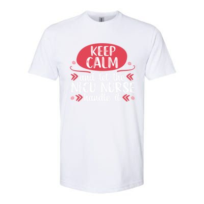 Nicu Nurse Keep Calm Neonatal Nursing Medical Gift Cool Gift Softstyle CVC T-Shirt