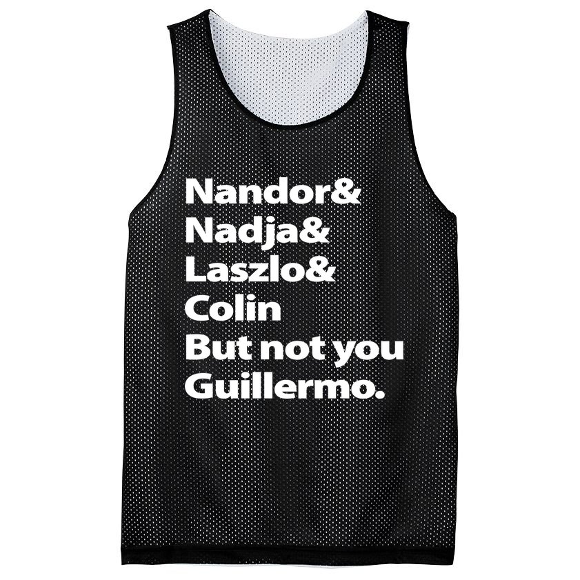 Nandor Nadja Laszlo Colin But Not You Guillermo Mesh Reversible Basketball Jersey Tank