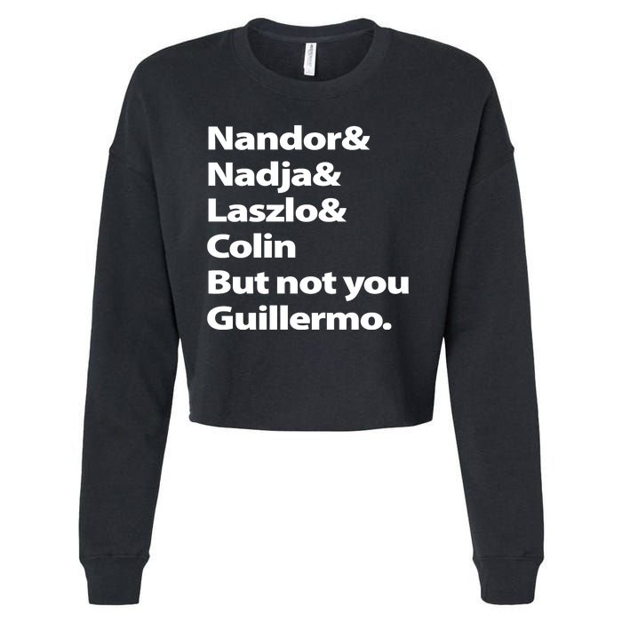 Nandor Nadja Laszlo Colin But Not You Guillermo Cropped Pullover Crew