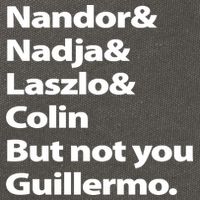 Nandor Nadja Laszlo Colin But Not You Guillermo Cotton Canvas Backpack