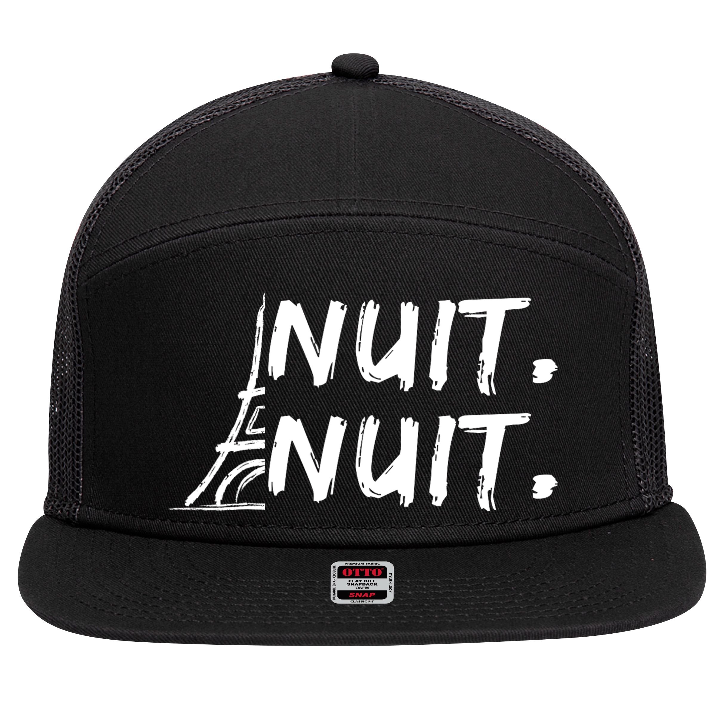 Nuit Nuit Lover Basketball 7 Panel Mesh Trucker Snapback Hat