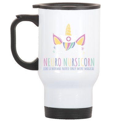 Neuro Nursicorn Like A Normal Nurse Only Way Cooler Cute Gift Stainless Steel Travel Mug