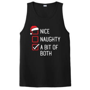 Nice Naughty List A Bit Of Both Christmas PosiCharge Competitor Tank