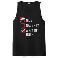 Nice Naughty List A Bit Of Both Christmas PosiCharge Competitor Tank