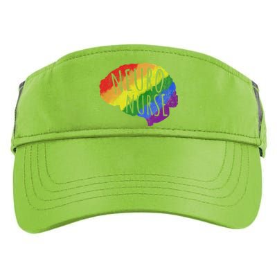 Neuro Nurse Lgbt Brain Cute Gift Adult Drive Performance Visor