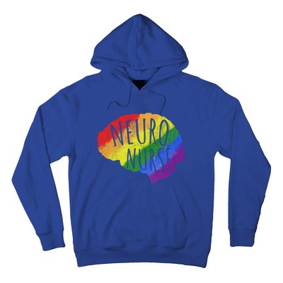 Neuro Nurse Lgbt Brain Cute Gift Hoodie