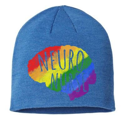 Neuro Nurse Lgbt Brain Cute Gift Sustainable Beanie