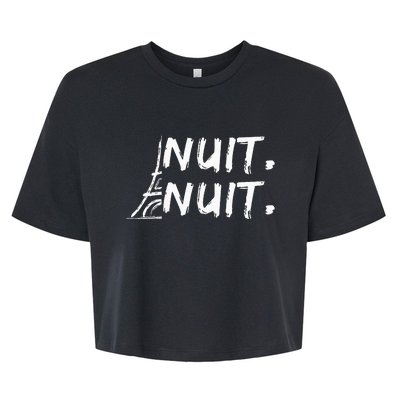 Nuit Nuit Lover Basketball Bella+Canvas Jersey Crop Tee