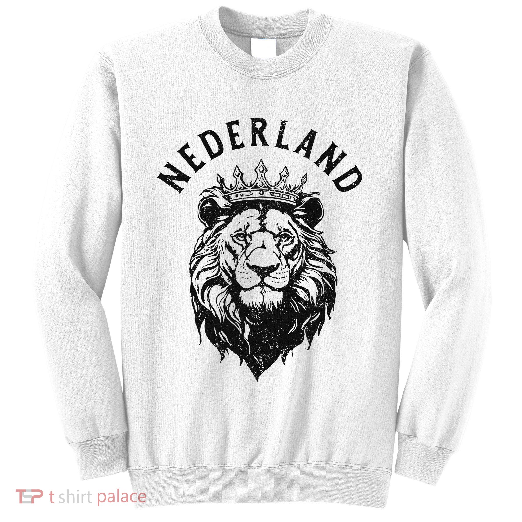 Nederland Netherlands Lion Dutch Holland Vintage Orange Sweatshirt