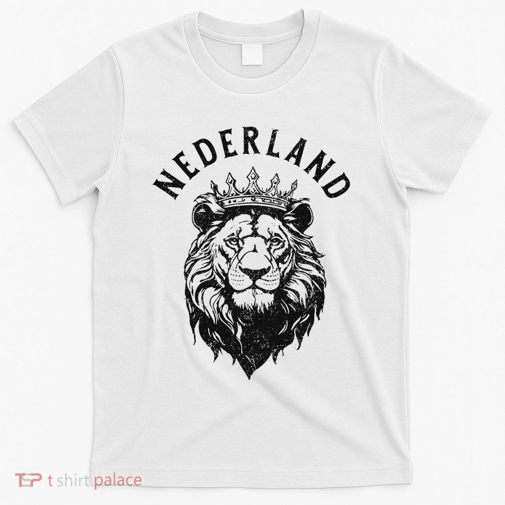 Nederland Netherlands Lion Dutch Holland Vintage Orange T-Shirt