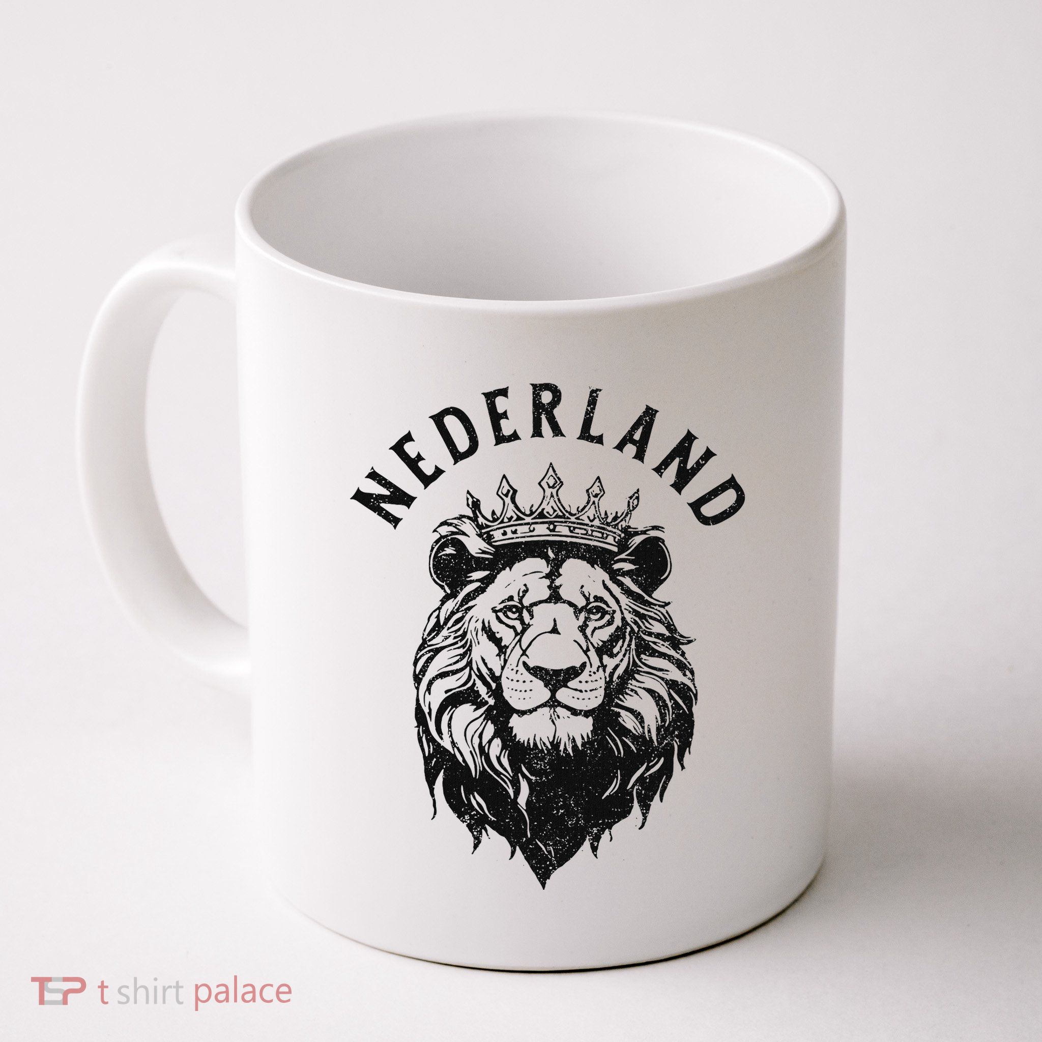 Nederland Netherlands Lion Dutch Holland Vintage Orange Mug