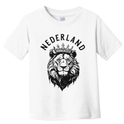 Nederland Netherlands Lion Dutch Holland Vintage Orange Toddler T-Shirt