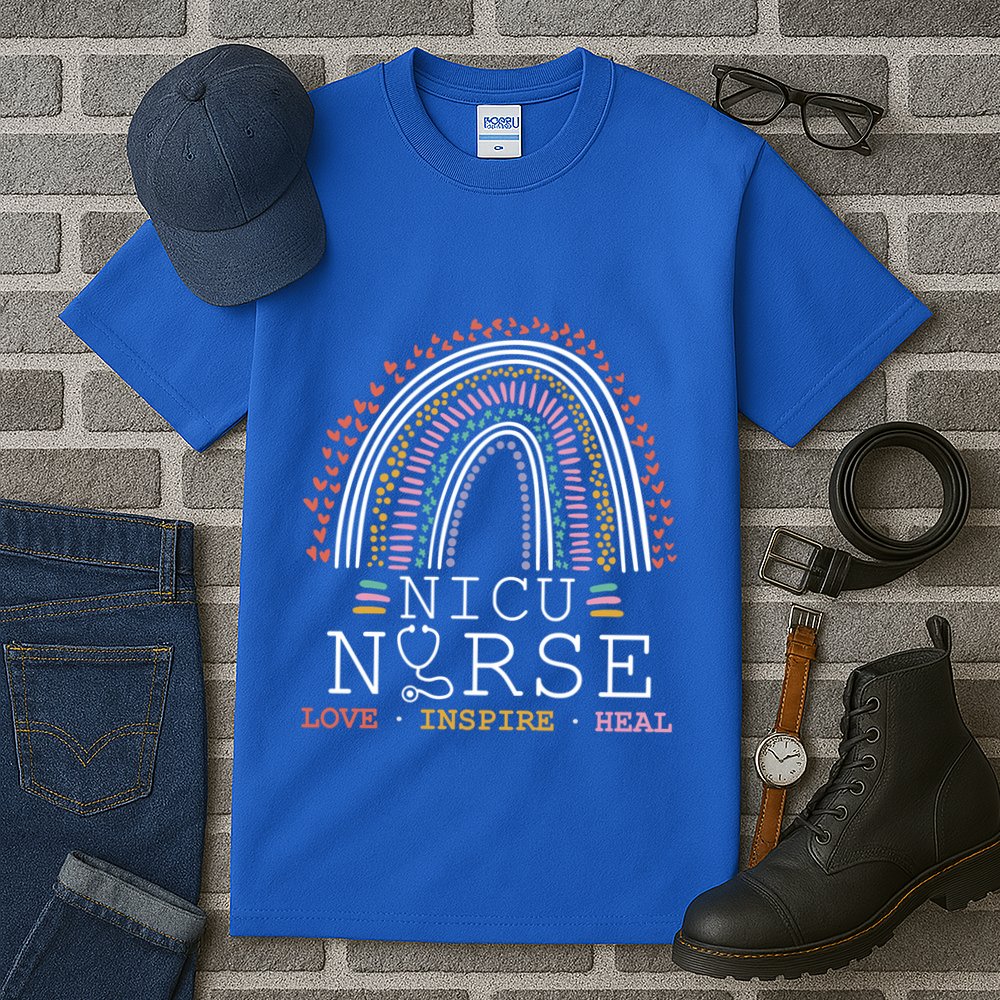 Nicu Nurse Love Inspire Heal Medicine Healthcare Gift Tall T-Shirt