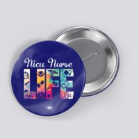 Nicu Nurse Life Watercolor Neonatal Icu Nursing Great Gift Button