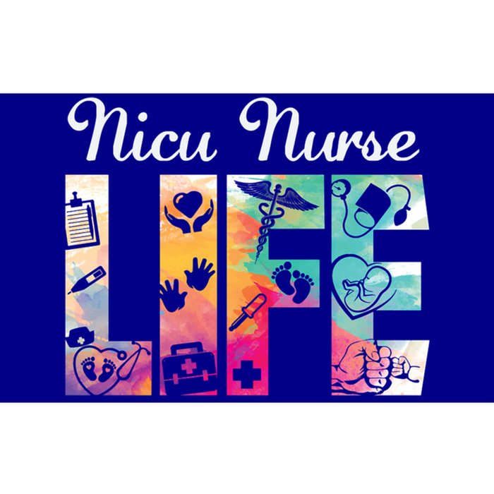 Nicu Nurse Life Watercolor Neonatal Icu Nursing Great Gift Bumper Sticker