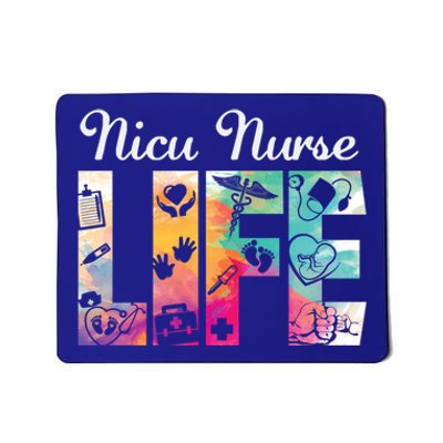 Nicu Nurse Life Watercolor Neonatal Icu Nursing Great Gift Mousepad