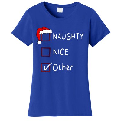 Naughty Nice List Other Funny Xmas Christmas Gift Women's T-Shirt