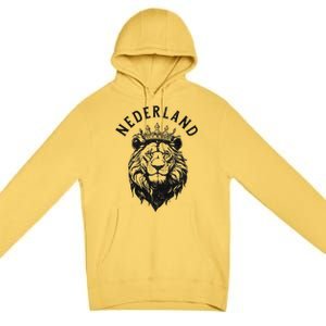 Nederland Netherlands Lion Dutch Holland Premium Pullover Hoodie