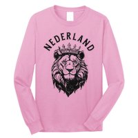 Nederland Netherlands Lion Dutch Holland Long Sleeve Shirt