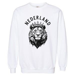 Nederland Netherlands Lion Dutch Holland Garment-Dyed Sweatshirt