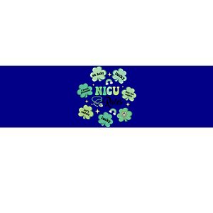 Nicu Nurse Lucky Shamrock Rainbow Happy St Patricks Day Cool Gift Bumper Sticker