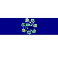 Nicu Nurse Lucky Shamrock Rainbow Happy St Patricks Day Cool Gift Bumper Sticker