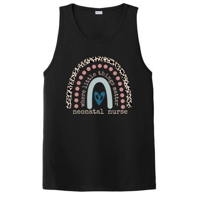 Neonatal Nurse Leopard Rainbow Appreciation Nicu Nurses Cute Funny Gift PosiCharge Competitor Tank