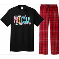 NICU Nurse L&D Neonatal Medical Groovy Pajama Set