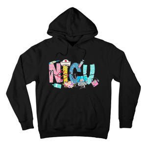 NICU Nurse L&D Neonatal Medical Groovy Tall Hoodie