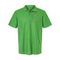 Nice Naughty Left Unsupervised Christmas List Santa Claus Softstyle Adult Sport Polo