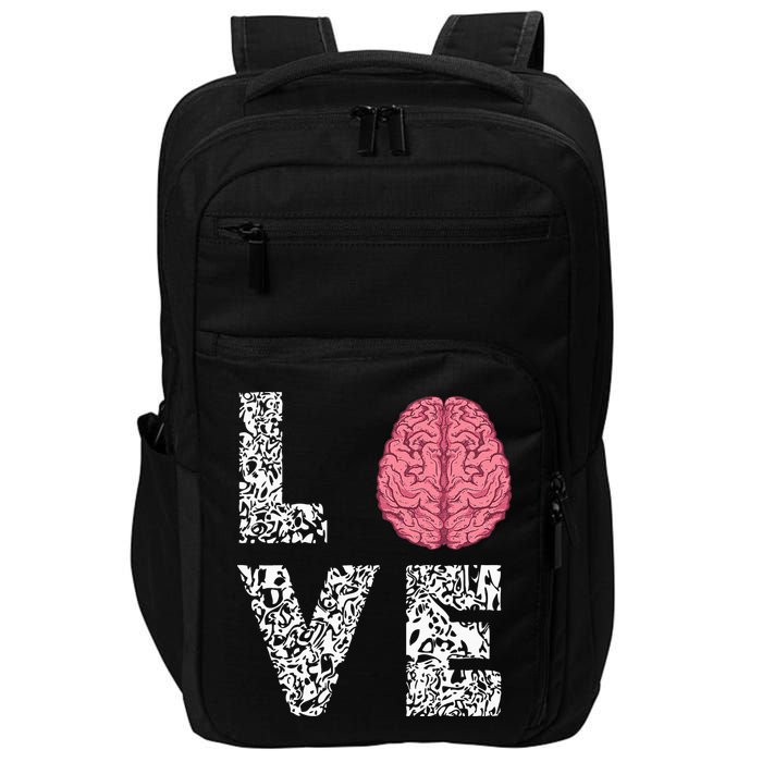 Neuro Nurse Love Brain Nurselife Neuroscience Nursing Impact Tech Backpack
