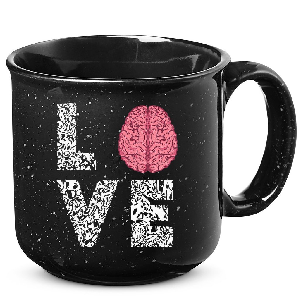 Neuro Nurse Love Brain Nurselife Neuroscience Nursing 15oz Campfire Ceramic Mug