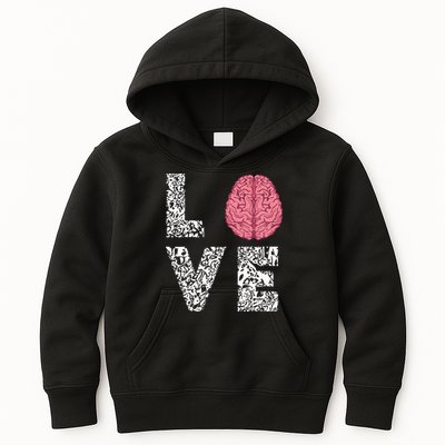 Neuro Nurse Love Brain Nurselife Neuroscience Nursing Kids Hoodie