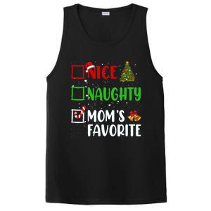 Nice Naughty MomS Favorite Christmas List Holiday Xmas 2024 Gift PosiCharge Competitor Tank