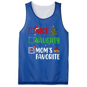 Nice Naughty MomS Favorite Christmas List Holiday Xmas 2024 Gift Mesh Reversible Basketball Jersey Tank